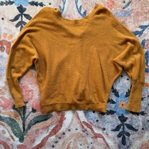 Cozy Mustard Knit Sweater